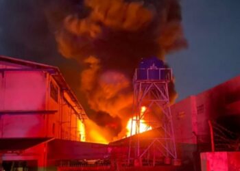 kebakaran pabrik tekstil