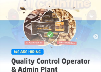 Loker PT Chocomory Cokelat Persada