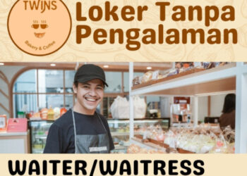 FRESH GRADUATE! Twins Bakery and Coffee Bandung Gelar Loker Tanpa Pengalaman