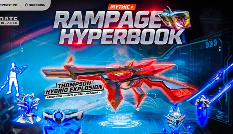 Begin Cara Mendapatkan Senjata Mythic Free Fire Thompson Rampage, Ice-Flame Efeknya Bisa Berubah Warna !