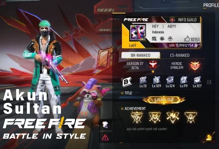 19 Akun FF Sultan Gratis Hari Ini 21 April 2025, Bisa Login Pakai Email Lho!