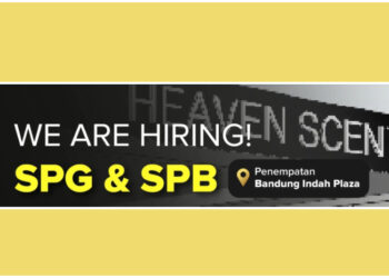 Gaji Rp3,5 Juta! Heaven Scent Bandung Buka Loker Buat Lulusan SMA dan SMK