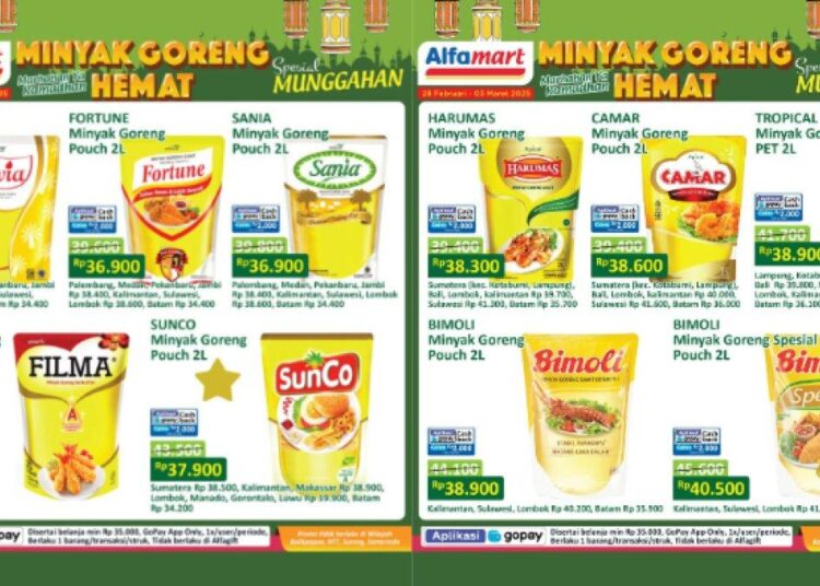 Katalog promo minyak goreng Alfamart (Instagram/@Alfamart)