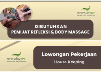 Minimal SMP SMA SMK! Everyday Spa Bandung Gelar Loker Teranyar 2 Posisi Sekaligus