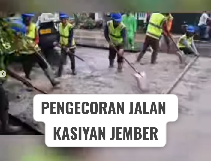 Proyek Jalan Kasiyan Jember Mulai Dikerjakan (Instagram/@infojember)