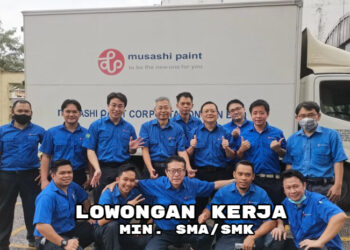 Info Loker Staff Produksi! PT Musashi Paint Gelar Lowongan Buat Tamatan SMA dan SMK