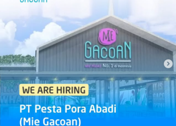 Mie Gacoan membuka lowongan kerja (loker)