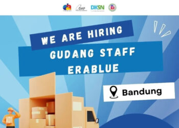 Lulusan SMA SMK Merapat! Erablue Bandung Buka Loker Posisi Staff Gudang