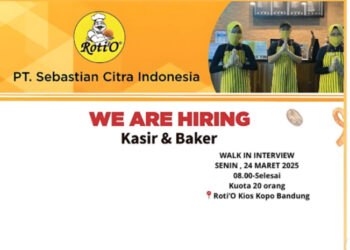Walk In Interview! Roti O Bandung Gelar Loker Buat Lulusan SMA SMK, Gini Syaratnya