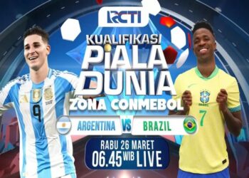 Live Argentina vs Brasil Bukan Yalla Shoot dan Jala Live (MNC Media)