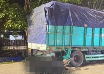 Motor Tabrak Truk yang Terparkir di Bojonegoro (Istimewa)