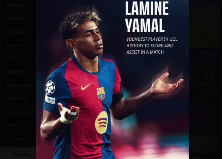 Laga Barcelona vs Real Madrid selain Jala Live (x.com/FCBarcelona)