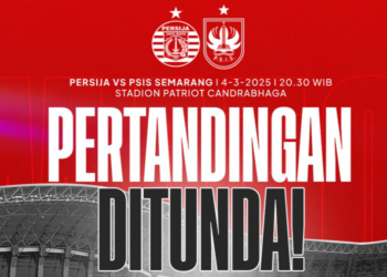 BREAKING NEWS ! Pertandingan Persija vs PSIS Resmi Ditunda Akibat Banjir yang Melanda Bekasi