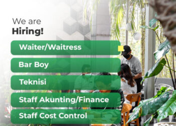 5 POSISI SEKALIGUS! Jardin Cafe Bandung Gelar Loker Buat Tamatan SMA dan SMK