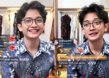 Viral, Farhan Host Live Streaming Ganteng Jualan Langsung Rame dan Banyak Ciwi-ciwi yang Menggoda !
