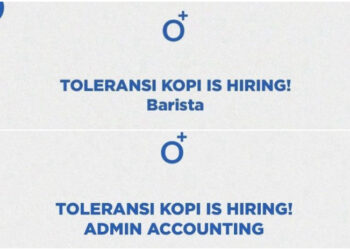 ADA 2 POSISI! Toleransi Kopi Jatinangor Adakan Loker Terbaru Buat Tamatan SMA dan SMK
