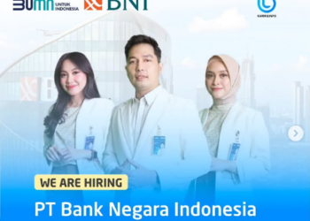 BNI membuka lowongan (loker)