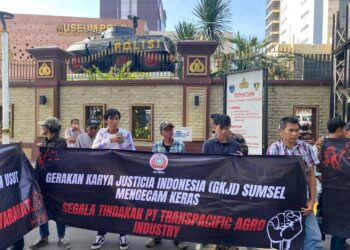 GKJI Sumsel Gelar Aksi di Mabes Polri, Desak Pengusutan Dugaan Penyerobotan Lahan di Banyuasin