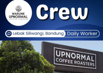 Lulusan SMA SMK Merapat! Warunk Upnormal Buka Loker Posisi Crew, Tertarik?