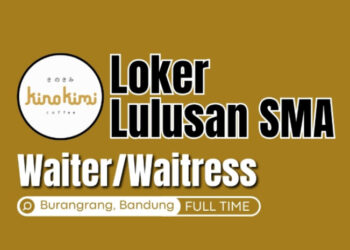 TERBARU! Kinokimi Coffee Bandung Gelar Loker Waiter Buat Lulusan SMA dan SMK