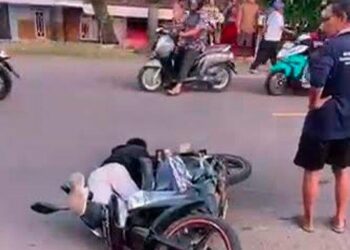 Kecelakaan tunggal di Bojonegoro (Istimewa)