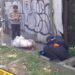 Pria tewas dibungkus karusng (Polres Tangerang)