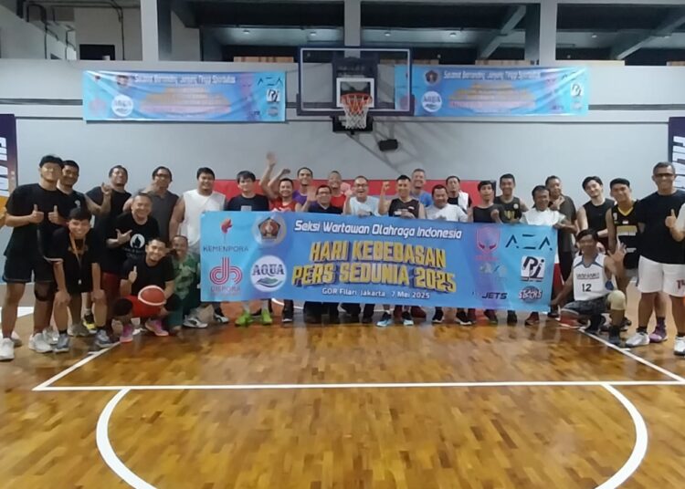 Turnamen Basket Siwo PWI Pusat 3×3 Dimeriahkan Puluhan Wartawan dan Selebritis