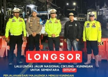 Longsor Tutup Akses Jalan Majalengka-Kuningan, Begini Kondisinya