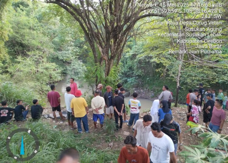 Jamaludin Tenggelam di Sungai Cimanis Cirebon, Tim SAR Masih Lakukan Pencarian