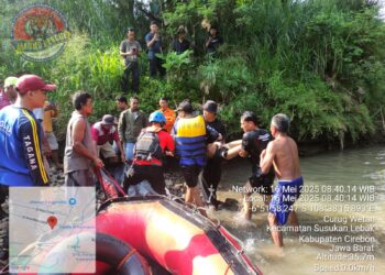 Jamaludin Korban Tenggelam di Sungai Cimanis Cirebon Berhasil Ditemukan di Curug Wetan