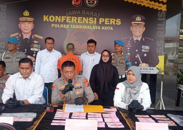 Polisi Bekuk Pengedar Uang Palsu di Kota Tasikmalaya, Ini Kronologinya
