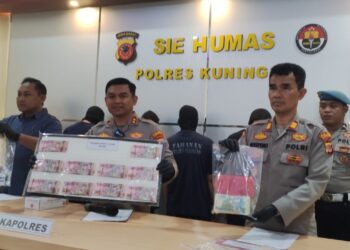 Uang Palsu Miliaran Rupiah Beredar di Kuningan, 4 Pelaku Diringkus Satreskrim Polres Kuningan