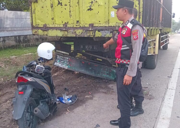 Tragis! 2 Bobotoh Wanita Asal Garut Tewas di Cicalengka, Motornya Tabrak Truk Saat Konvoi, Ini Kronologinya