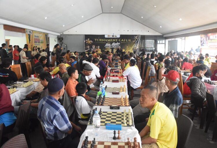150 Pecatur Adu Strategi di Turnamen Catur Non Master di Obyek Wisata J & J