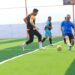 Pererat Silaturahmi, Kapolres Garut Main Sepak Bola Bersama Masyarakat