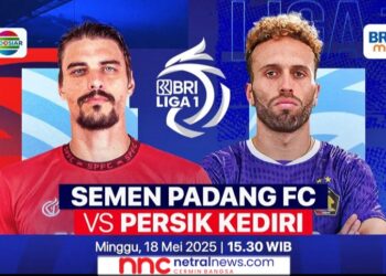 Link Live Streaming Semen Padang vs Persik Kediri Liga 1 2024/2025: Laga Penentu Nasib PSS Sleman dan Barito Putera