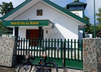 Gowes PWI, Cimahi – Papua, Berkunjung ke Masjid Isa Al Masih