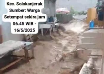 76 Rumah dan 3 SD Terendam Banjir di Solokanjeruk Kabupaten Bandung, Ratusan Murid Diliburkan