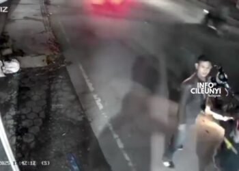 Dua Begal Bersajam Beraksi di Kawasan Cipacing, Motor Sandy Dibawa Kabur