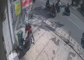 Sepasang “Sejoli” Curi Motor di Tagog Cileunyi Terekam CCTV