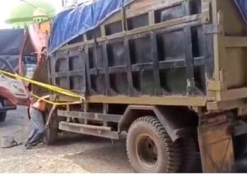 Sopir truk di Pasuruan (istimewa)