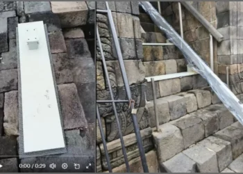 Viral Video Candi Borobudur Dipasangi Eskalator untuk Kunjungan Prabowo-Macron, Istana Buka Suara