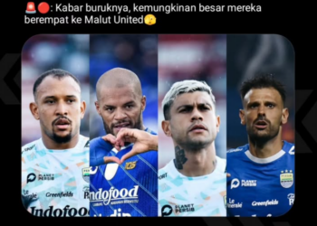 Persib Bandung Hadapi Perombakan Skuad: 4 Pemain Inti Berpotensi ke Malut United, 5 Pemain Baru Siap Merapat