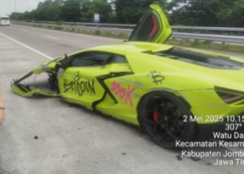 Kecelakaan di Tol Jombang (Istimewa)