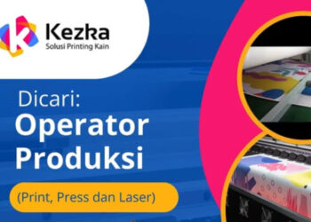 Buat Tamatan SMA SMK! Kezka Solusi Printing Kain Bandung Buka Loker Operator Produksi