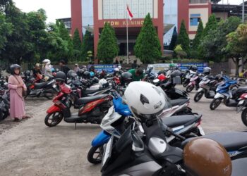 Dishub Kuningan Mulai Tertibkan Parkir Liar di Beberapa Titik Kota