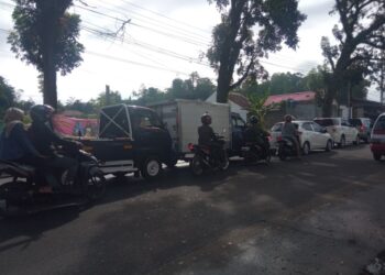 Usai Libur Panjang, Arus Lalu Lintas Menuju Tugu KHZ Mustofa Tasikmalaya Macet, Ini Kondisinya
