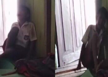 Viral Video Anak SD Bernama Galang Menangis Histeris Diminta Berhenti Sekolah Tak Ada Ongkos, Karena Sang Ayah Lumpuh