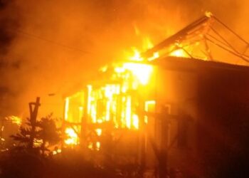 3 Rumah di Cimanggung Sumedang Terbakar, Seorang Warga Tewas