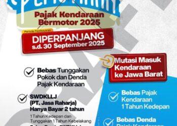 Horeee… Pemutihan Pajak Kendaraan Diperpanjang Lagi